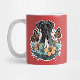 Water Colour Great Dane Mug